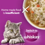 Whiskas Adult Salmon with Gravy Cat Food 85g - Image 3