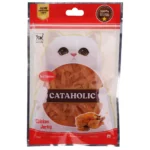 Cataholic Soft Chicken Jerky Sliced Cat Treats, 50g