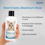 Forcans Cat Short Coat Shampoo and Conditioner - Image 4