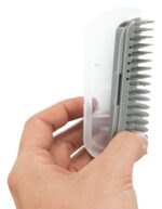 Trixie Corner Massage Brush For Cats (8x13 cm, Grey) - Image 8