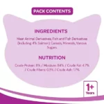 Whiskas Salmon in Gravy Wet Adult Cat (+1 year) Food - 85gm - Image 7