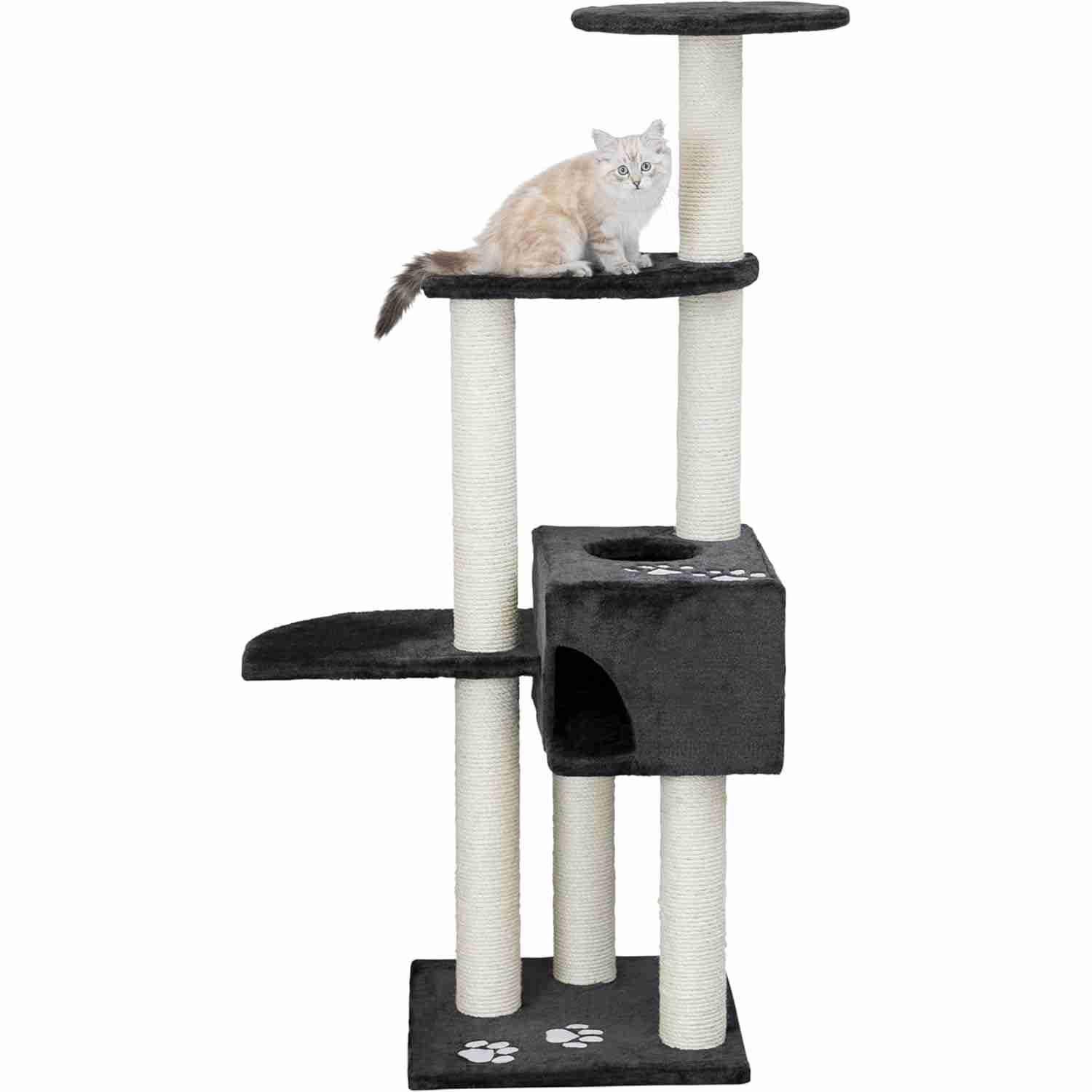 wyDhF2hCX-product.jpeg Trixie Scratching Cat Tree 142cm Anthracite