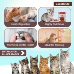 Cataholic Soft Chicken Jerky Sliced Cat Treats, 50g - Image 5