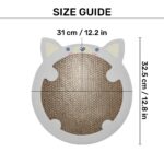Trixie Junior Scratching Cardboard Hamster with Catnip (31x2.5x32.5 cm, Light Grey) - Image 5