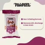Pawpaya Eye Wipes for Dogs and Cats (20x18cm) - Image 4