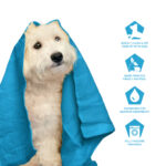 Aroma Groom Non-Woven Viscose Dog Towel, Super Absorbent Fast-Dry Pet Towel (24” x 17”) - Image 2