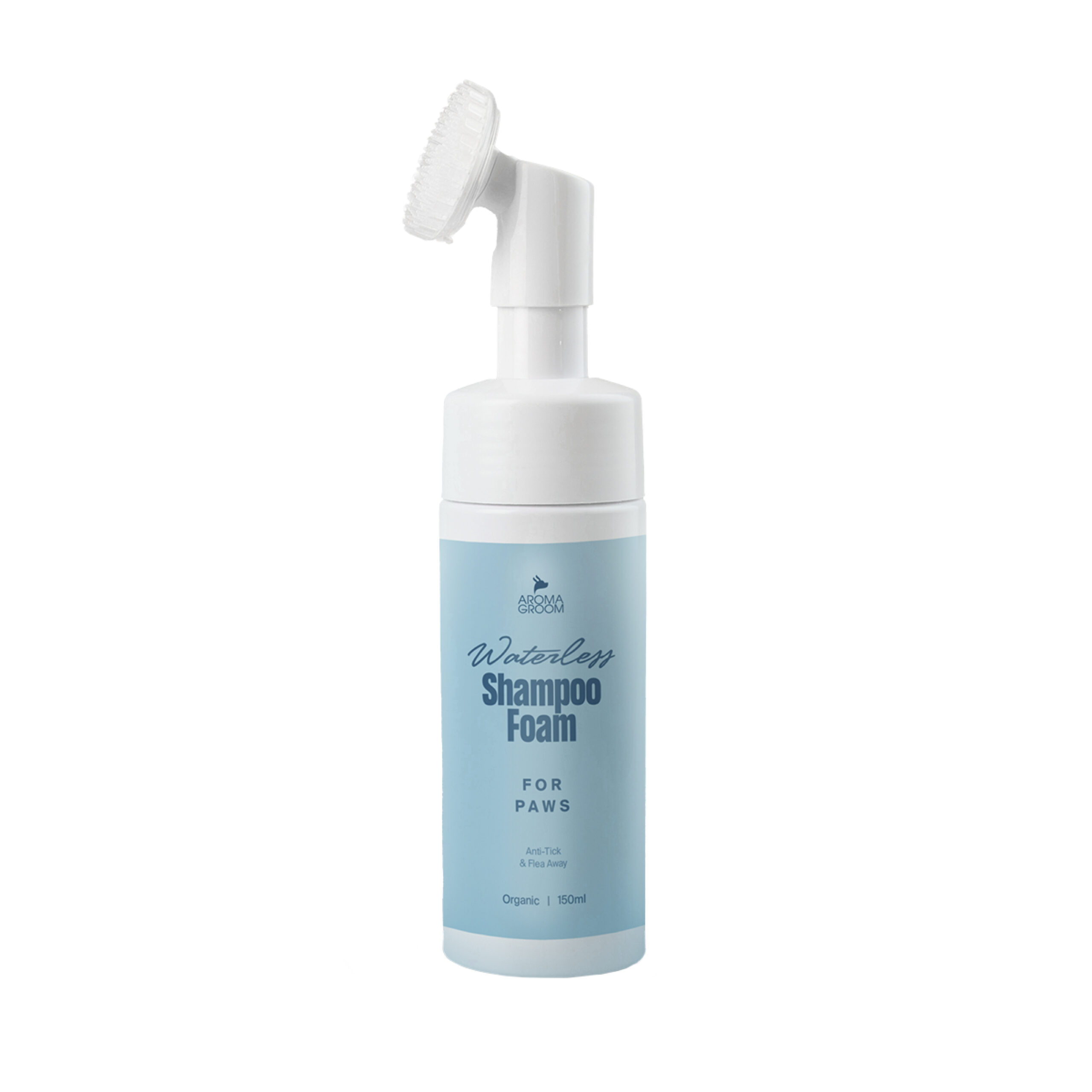 Aroma Groom_Foaming Waterless Shampoo_SKU-13 Aroma Groom Waterless Foaming Shampoo for Paws Anti-Tick & Flea, 150ml - Image 1