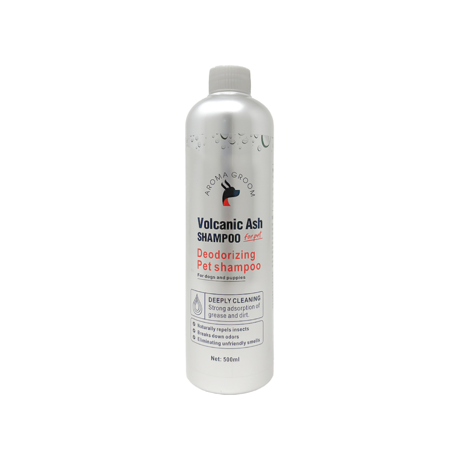 Volcanic Ash Sampoo_Products (SKU)_Jan-26-06 Aroma Groom Volcanic Ash Deodorizing Shampoo for Dogs & Cats, 500ml - Image 1
